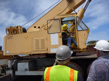 Crane inspection in Hawaii